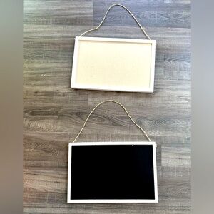 2 set Cork board with linen